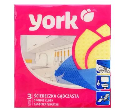 Лот: 12944803. Фото: 1. Салфетка York 2401 (3шт.). Инвентарь для уборки