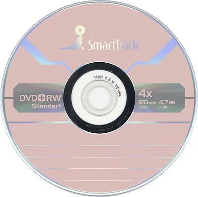 Лот: 6145865. Фото: 1. Диски DVD+RW 4,7Gb 4x SmartTrack... CD, DVD, BluRay