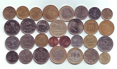 Лот: 19222648. Фото: 1. Монеты - разные всякие 30 шт... Наборы монет
