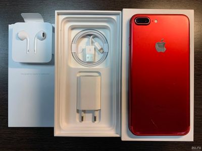 Лот: 15200477. Фото: 1. Apple iPhone 7 Plus 256Gb Red. Смартфоны