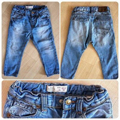 Лот: 7125480. Фото: 1. Джинсы на мальчика Zara Зара. Брюки, шорты, джинсы