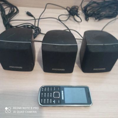 Лот: 19977150. Фото: 1. Три колонки microlab. Портативные, беспроводные колонки