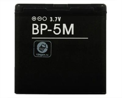 Лот: 20873870. Фото: 1. АКБ Nokia BP-5M, 850 mAh High... Аккумуляторы