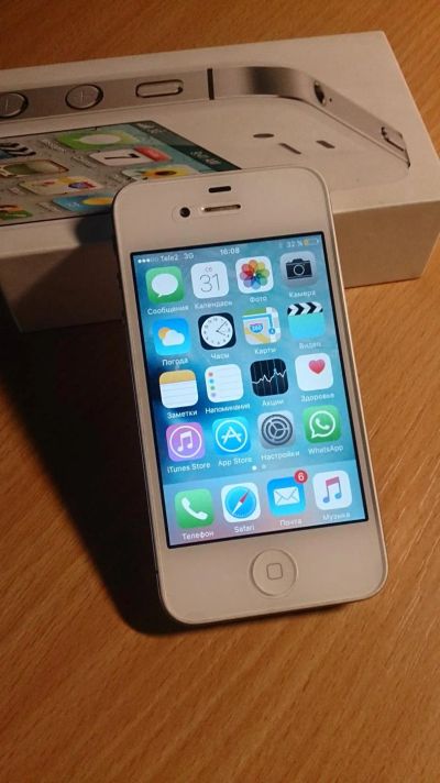 Лот: 6358532. Фото: 1. iPhone 4s16 гиг - обмен предлогайте... Смартфоны