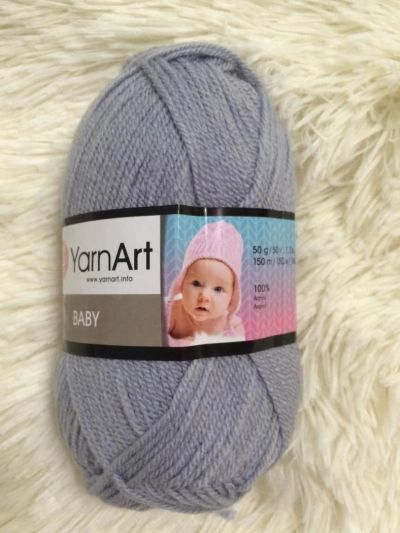 Лот: 9825762. Фото: 1. Пряжа Yarnart Baby , Акрил-100... Ткани, нитки, пряжа