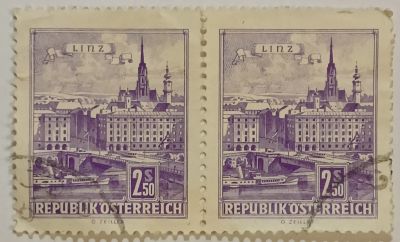 Лот: 25344296. Фото: 1. Марки_Австрии, 2.50 öS - Австрийский... Марки