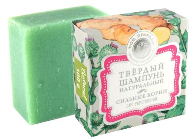 Лот: 9597204. Фото: 1. Твердый шампунь "Сильные корни... Уход за волосами 