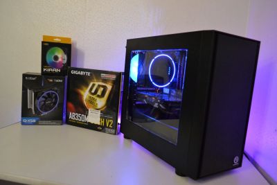 Лот: 14282596. Фото: 1. Игровой компьютер Ryzen 5 1600... Компьютеры в сборе