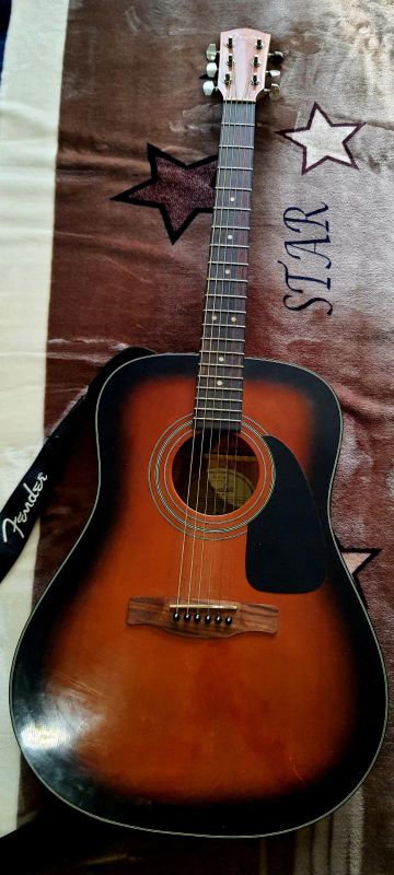 Лот: 20290348. Фото: 1. Гитара Fender Cd60sb. Гитары