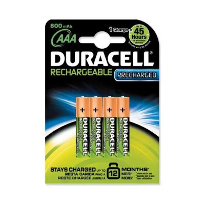 Лот: 4965500. Фото: 1. Duracell AAA аккумуляторы 750... Батарейки, аккумуляторы, элементы питания