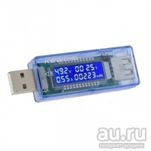 Лот: 8171110. Фото: 1. Тестер USB Keweisi KWS-V20. Зарядные устройства, блоки питания, адаптеры сетевые для смартфонов