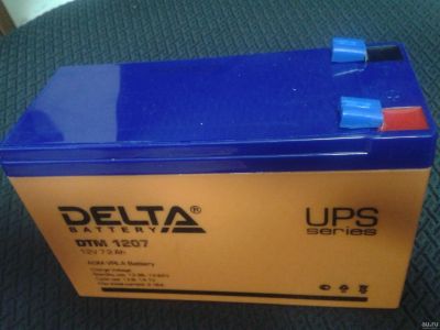 Лот: 1822272. Фото: 1. Аккумулятор Delta DTM 1207 12V... Аккумуляторы