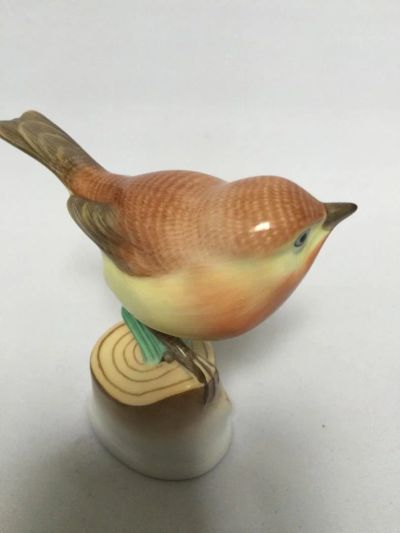 Лот: 8605905. Фото: 1. Статуэтка фарфоровая птичка Herend... Фарфор, керамика
