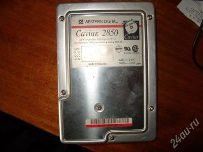 Лот: 291031. Фото: 1. Винчестер WD Caviar 2850 на 800мб. Жёсткие диски (HDD)