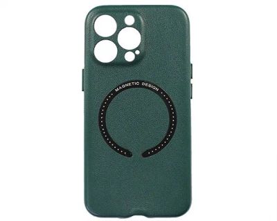 Лот: 20887263. Фото: 1. Чехол iPhone 13 Pro Leather Magnetic... Чехлы, бамперы