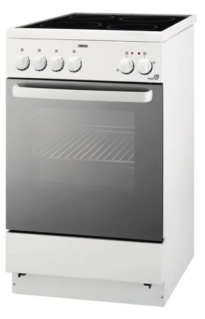 Лот: 4943392. Фото: 1. Продам электроплиту Zanussi ZCV954011W... Плиты, духовые шкафы, варочные поверхности