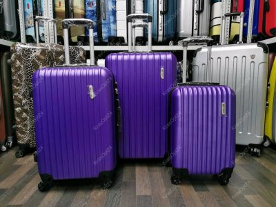 Лот: 14231612. Фото: 1. Чемодан Мини "Krabi" Фиолетовый... Чемоданы и сумки дорожные