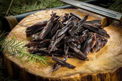 Лот: 6074078. Фото: 1. Вяленая оленина "Юкола" 1 кг. Мясо, птица, яйцо