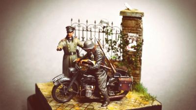Лот: 10875885. Фото: 1. Сборная модель мотоцикла BMW R-12... Автомоделизм