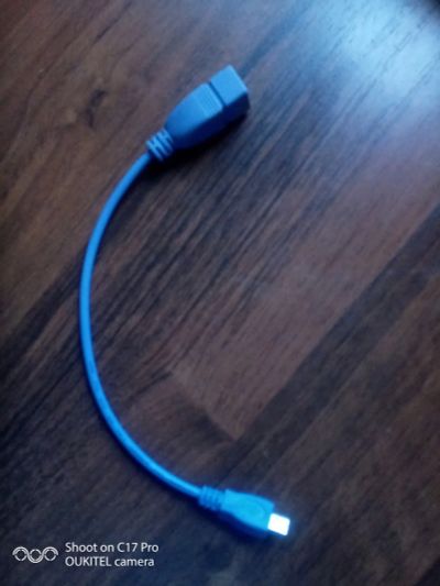 Лот: 19316882. Фото: 1. Кабель OTG USB-microUSB. Дата-кабели, переходники
