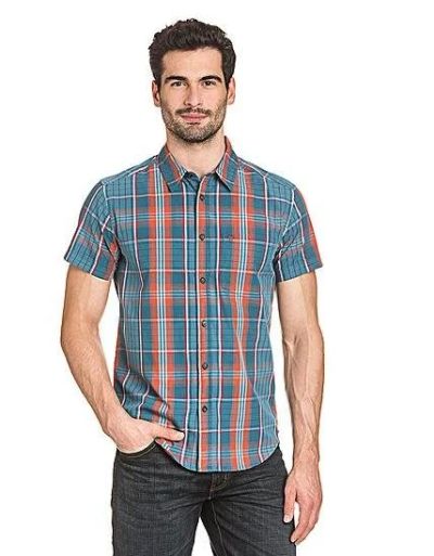 Лот: 9828920. Фото: 1. Мужская рубашка от Wrangler в... Рубашки, водолазки