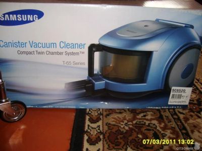 Лот: 4240646. Фото: 1. Пылесос Samsung Canister Vacuum... Пылесосы, паровые швабры