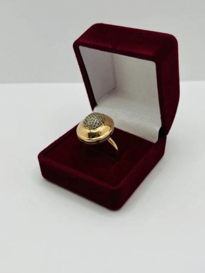 Лот: 21559152. Фото: 1. Золотое кольцо 585 2,57 гр (Пж... Кольца, перстни