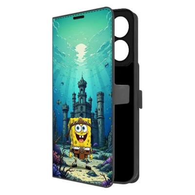 Лот: 25380712. Фото: 1. Чехол Krutoff Eco Book "Губка... Чехлы, бамперы