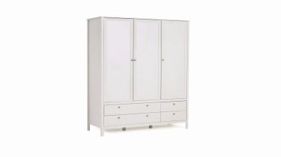 Лот: 23759992. Фото: 1. Шкаф трехдверный с ящиками Kasli... Шкафы, шкафы-купе