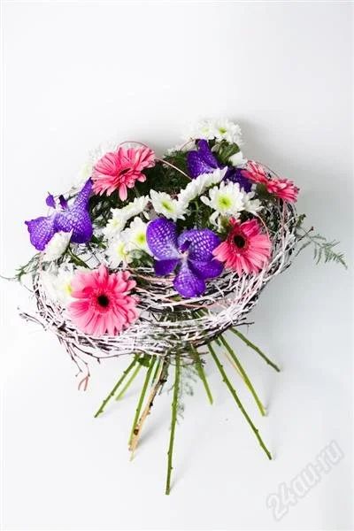 Лот: 1536064. Фото: 1. Композиция из живых цветов, 1300... Другое (растения и животные)