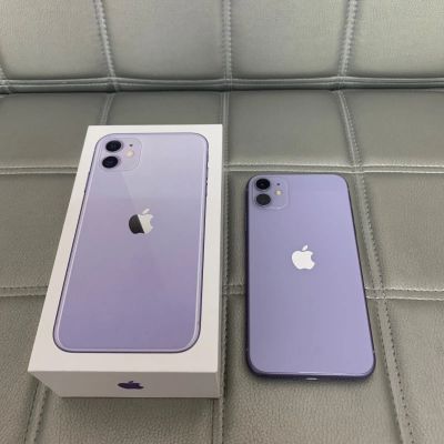 Лот: 20291603. Фото: 1. iPhone 11 purple 64GB A2221 (НЕ... Смартфоны
