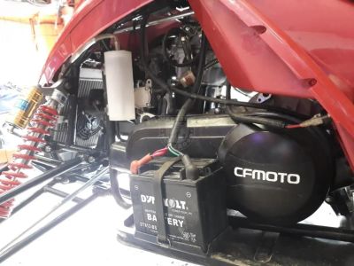 Лот: 18962809. Фото: 1. Снегоход CF moto 250 (Б/У). Снегоходы, квадроциклы