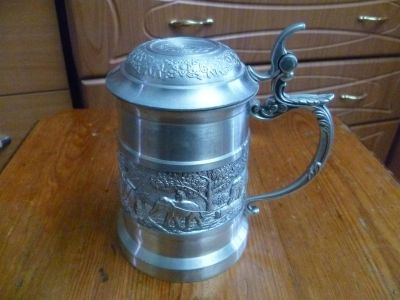 Лот: 3654054. Фото: 1. кружка оловянная. Кружки, стаканы, бокалы