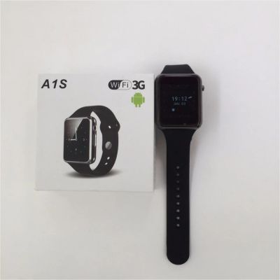 Лот: 10498612. Фото: 1. Часы умные Smart Watch A1S (черный... Смарт-часы, фитнес-браслеты, аксессуары