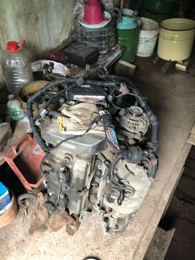 Лот: 11735703. Фото: 1. Двигатель с сборе Mazda Premacy... Двигатель и элементы двигателя