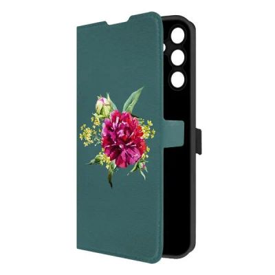 Лот: 25043816. Фото: 1. Чехол Krutoff Eco Book "Цветочная... Чехлы, бамперы