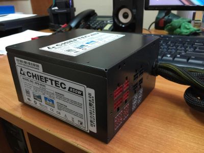 Лот: 6621815. Фото: 1. Блок питания Chieftec APS-850C... Корпуса, блоки питания