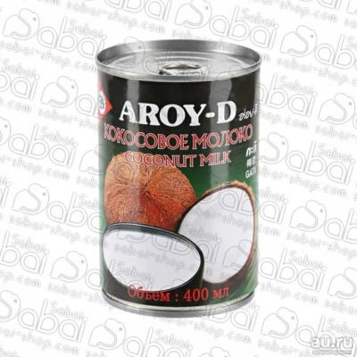 Лот: 13607548. Фото: 1. Молоко кокосовое Aroy-D (жирность... Другое (продукты)