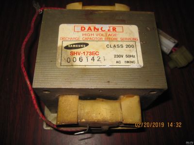 Лот: 13252866. Фото: 1. Силовой трансформатор shv-173ec... Трансформаторы, катушки