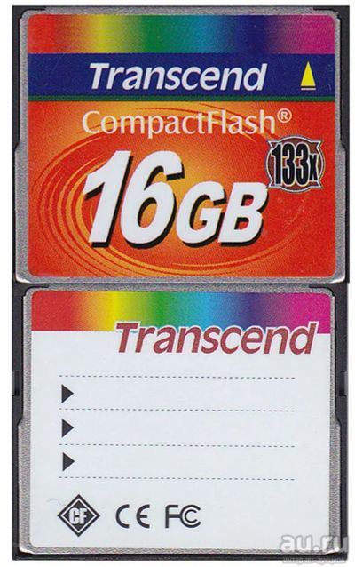 Лот: 9202394. Фото: 1. Карта флеш Transcend Compact Flash... Карты памяти