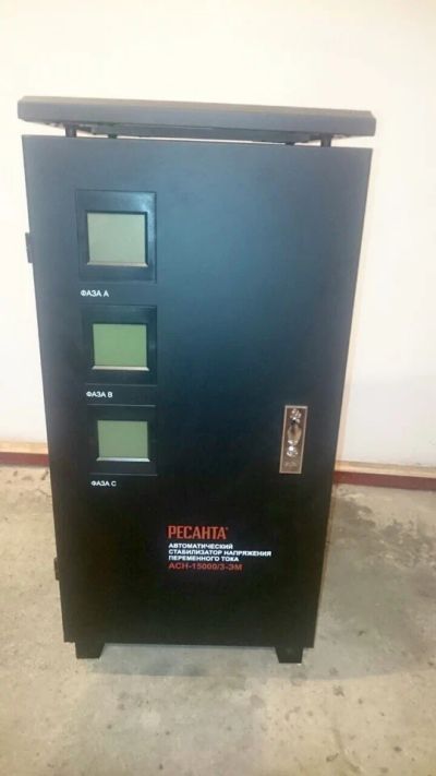 Лот: 6513539. Фото: 1. Ресанта асн-15000/3-эм трёхфазный... Стабилизаторы напряжения, ЛАТР