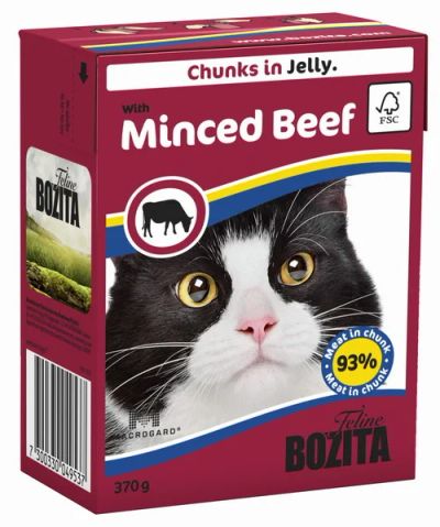 Лот: 4929816. Фото: 1. Bozita Feline Beef, мясные кусочки... Корма