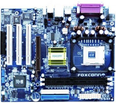 Лот: 76468. Фото: 1. Материнская плата Foxconn 661FXME... Материнские платы