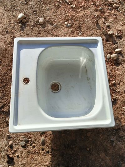 Лот: 25804983. Фото: 1. Раковина (мойка стальная эмалированная... Мойки кухонные