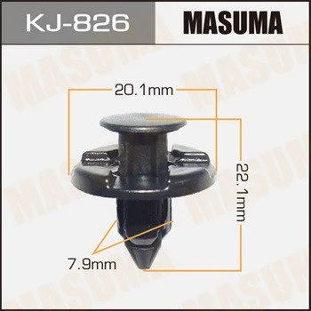 Лот: 11478866. Фото: 1. Клипса крепежная Masuma KJ-826. Кузов