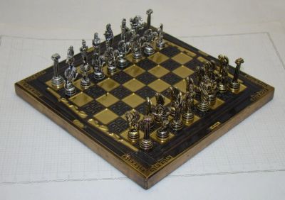 Лот: 15326292. Фото: 1. Шахматы маленькие (Y066). Другое (антиквариат)