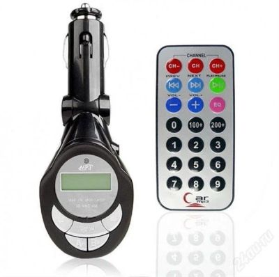 Лот: 1380914. Фото: 1. Автомобильный FM MP3 модулятор. Аксессуары для автозвука