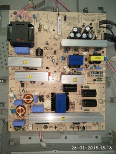 Лот: 10995018. Фото: 1. psu PLHL-T605 Philips 42PFL5322... Запчасти для телевизоров, видеотехники, аудиотехники
