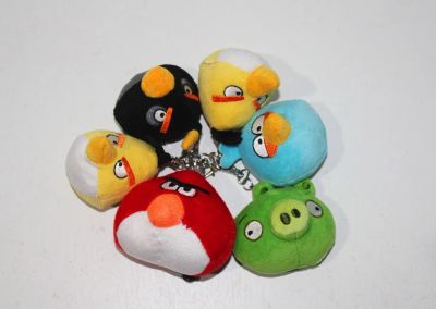 Лот: 21287927. Фото: 1. Брелоки Angry Birds одним лотом. Брелоки для ключей