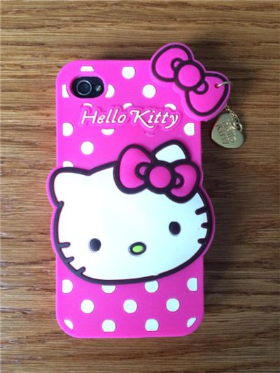 Лот: 7916600. Фото: 1. Силиконовый чехол Hello Kitty... Чехлы, бамперы